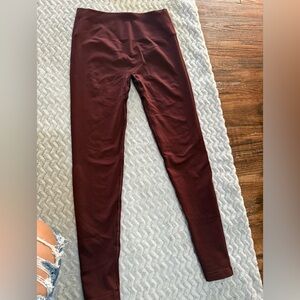 Alphalete Burgundy Leggings